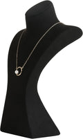 GemeShou Black necklace storage hanger stand jewelry organizer, Velvet jewelry by GemeShou