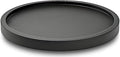 9" Black Bamboo Lazy Susan Organizer Kitchen Turntable by AUAM