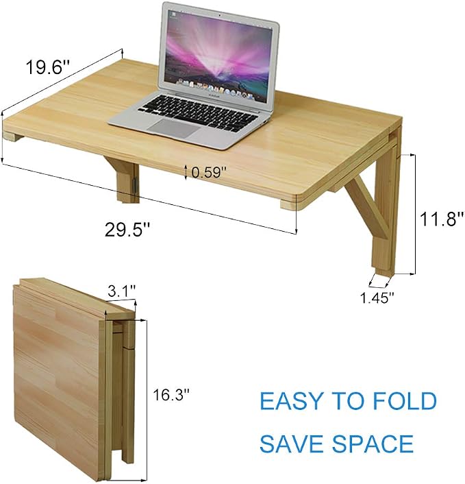 MM MELISEN Wood Folding Desk - Image 3