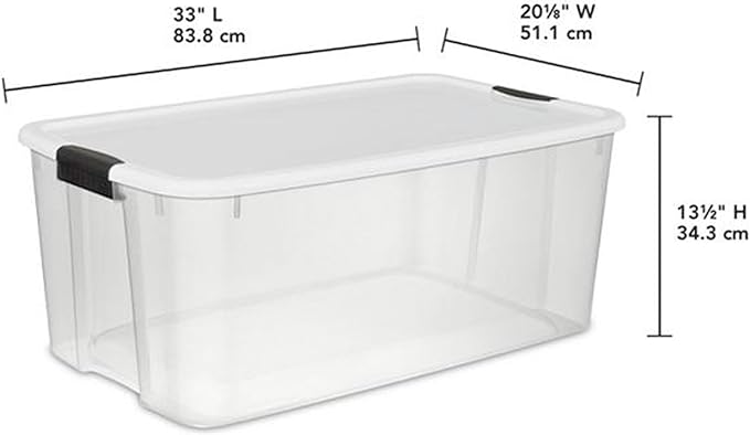 Sterilite 4-Pack Ultra Latching Box, Storage Bins - Image 2