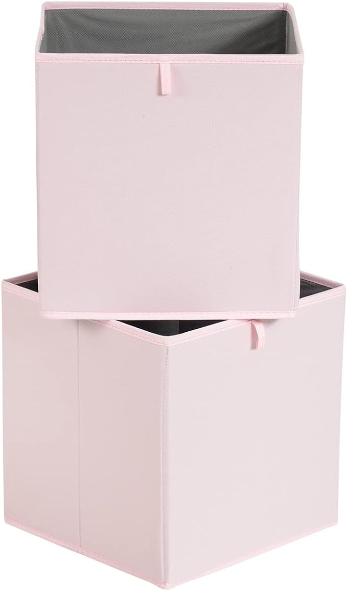 Amazon Basics Cube Organizer Bins, Collapsible Storage Baskets - Image 2