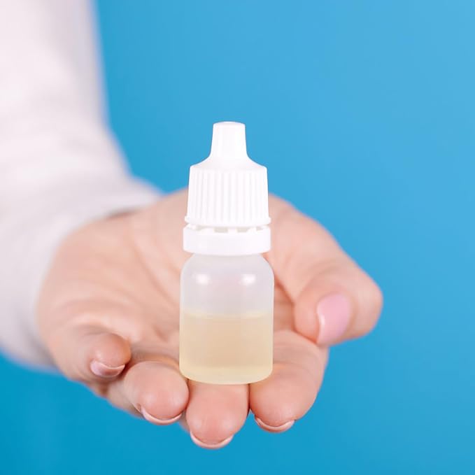 12PCS 20ML White Plastic Empty Squeezable Dropper Bottles Portable Eye Liquid - Image 7