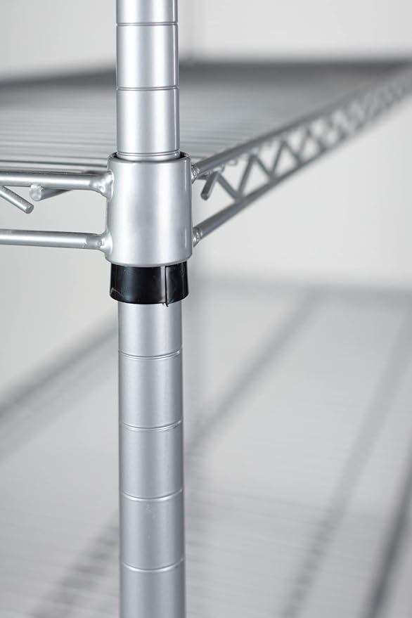 Omega 14" Deep x 54" Wide x 96" High 3 Tier Gray Starter Shelving Unit - Image 5