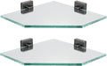 JQK Corner Glass Shelf, Oil Rubbed Bronze Bathroom 304 Stainless Steel Shower by Homeimprovement
