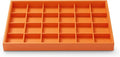 Oirlv Luxury Leather Ring Tray 24 Grid Jewelry Drawer Organizer Stackable by Oirlv