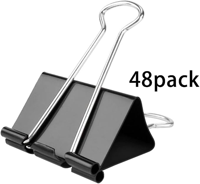 48Pack Large Binder Clips for Office Home 1.6 inch - Image 3