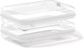 2Pcs Clear Zipper Pouches, Hard Clear Hard Shell Zipper Case Makeup Bag & by MihkiomUSA