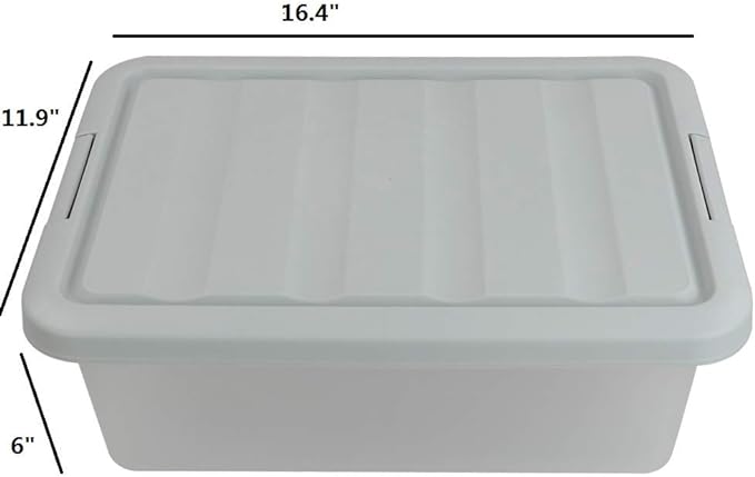 14 Quart Plastic Storage Box, 2 Packs - Image 3