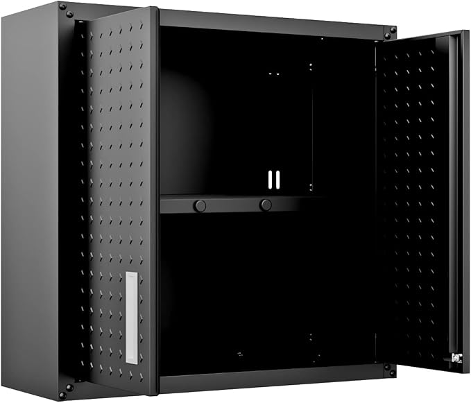 Manhattan Comfort Fortress Storage Units, Charcoal Gray - Image 7