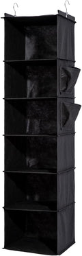6-Shelf Hanging Closet Organizer and Storage, Collapsible Hanging Shelves by WelcometoYRCBEHFU