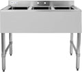 HALLY 3 Compartment Sink of Stainless Steel NSF Commercial Utility Basin by HallySinksTablesH