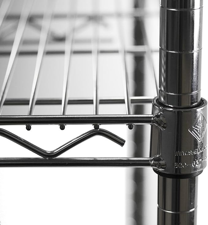 Shelving Inc. 8" d x 30" w Chrome Wire Shelving - Image 4