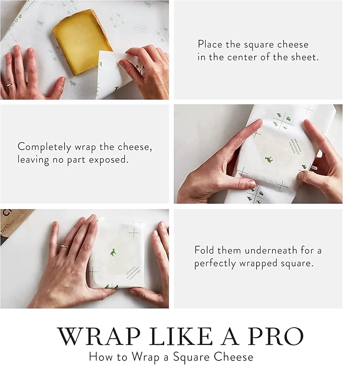 Formaticum 75-Pack Zero Cheese Storage Paper, Compostable, Biodegradable - Image 4