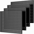 Peg Board, 4 Pack Metal Pegboard Panels by Unknown
