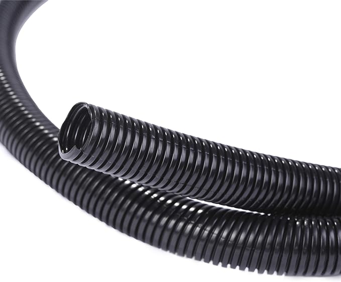 Alex Tech 50ft - 1 inch Split Wire Loom Tubing - Black by AlexTech