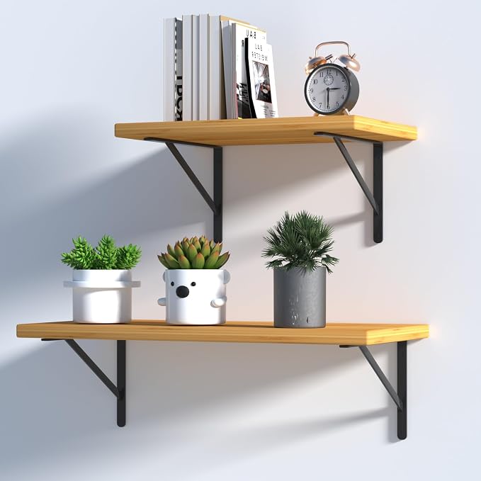 24 Pack L20 x H 12" Black Heavy Duty Shelf Brackets - Image 4