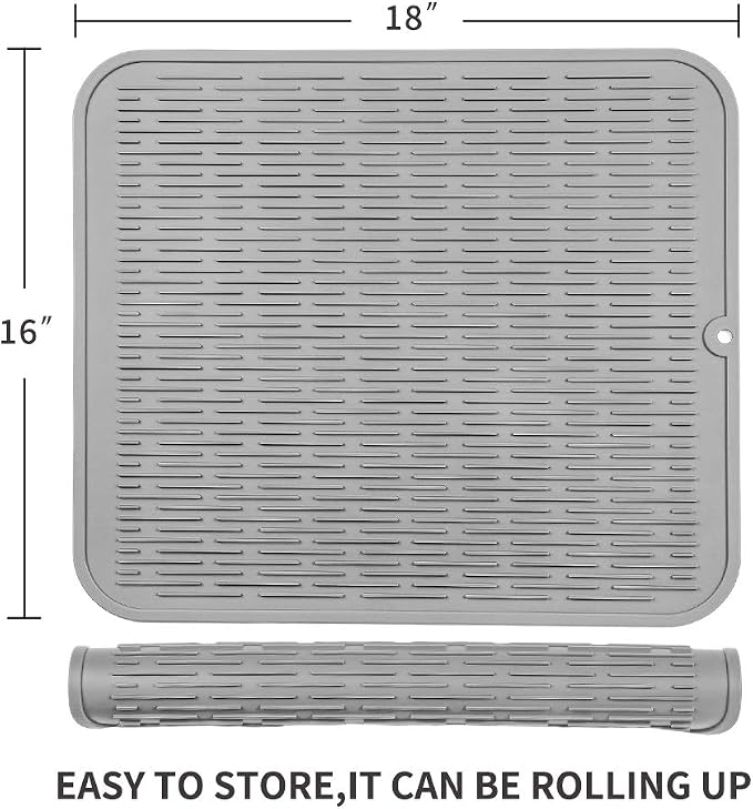 Silicone Dish Drying Mat for Multiple Usage, Easy clean, Eco-friendly, - Image 2