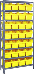 Quantum Storage Systems 1275-SB807YL Solid Heavy Duty 8 Shelves 28 STORE-MAX by QuantumStorageSystems