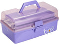 12'' Three-Layer Clear Plastic Storage Box/Tool Box by Kinsorcai