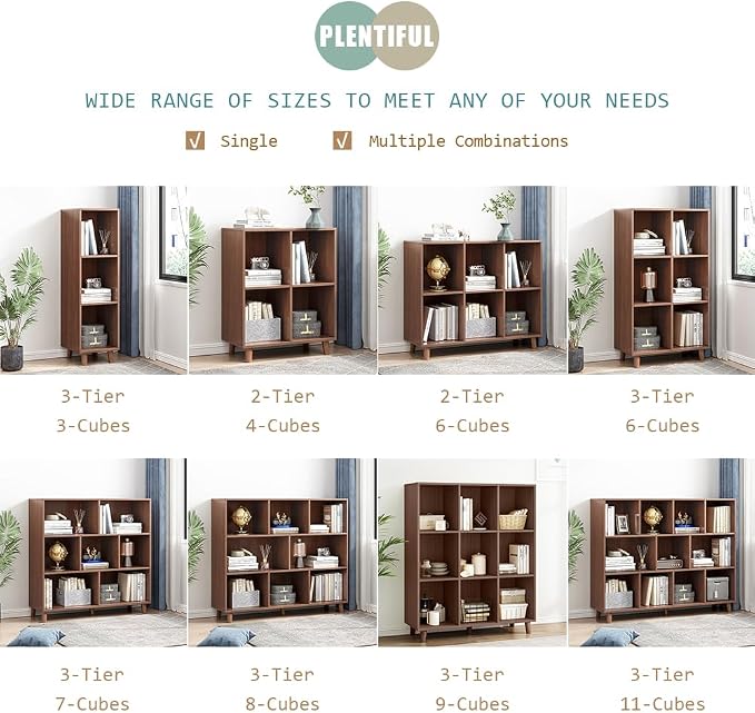 IOTXY Freestanding Open Cubes Bookcase - Image 5