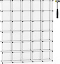 C&AHOME Cube Storage Organizer, 30-Cube Shelves Units, Closet Cabinet, DIY by CAHOME