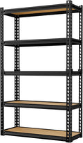 LEVELEVE 5-Tier Heavy Duty Storage Shelving Unit, 2020 lbs Capacity, Adjustable by Enjoyyourlife