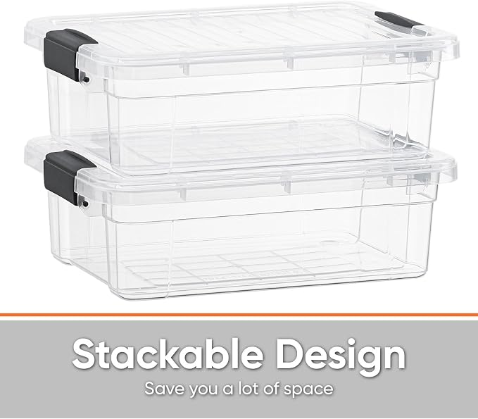 Superio Clear Storage Bins - Image 3