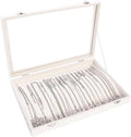 Coward 20 Hooks Necklace Organizer Jewelry Box, Dustproof Necklace Display by FocusOnJewelryDisplay15yrs