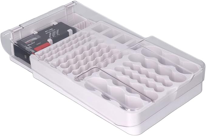 Battery Organizer Storage Box, by Unknown