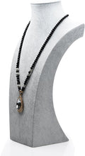 Oirlv Velvet 3-Dimensional Jewelry Stand Necklace Pendant Chain Jewelry Bust by Oirlv