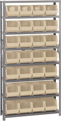 Quantum Storage Systems QSBU-239IV Giant Open Hopper Steel Shelving System by QuantumStorageSystems