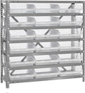 Quantum Storage Systems 1239-109CL Clear-View Sloped Shelving Unit by QuantumStorageSystems