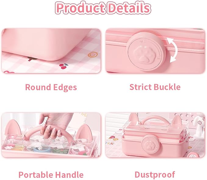 Bow Knot Hair Accessories Organizer Box - Image 5