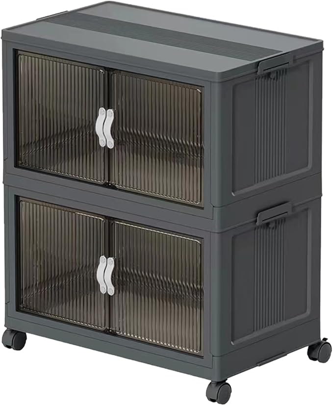 Stackable Storage Bins, Plastic Collapsible Storage Bins by ONAIL