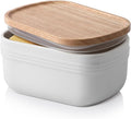 DOWAN Ceramic Butter Dish, Extra Large Butter Keeper by DOWAN
