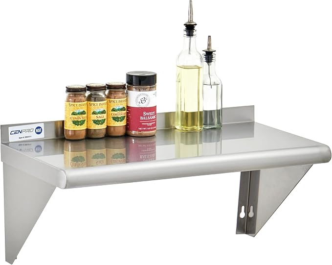 Commercial Wall Shelf - 230 lb. Weight Capacity - Image 3
