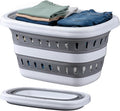 Monozuki Collapsible Plastic Laundry Basket 10.6 gallon Eco-recycled material- by Unknown