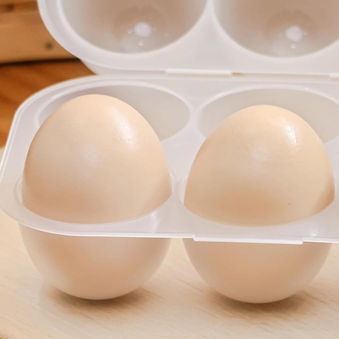 6 Grid Eggs Holder Container, Portable Tray Egg Grid Storage Container - Image 6