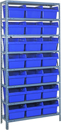 Quantum Storage Systems 1875-SB810BL Solid Heavy Duty 8 Shelves 21 STORE-MAX by QuantumStorageSystems