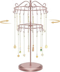 MODOWEY Rotating Necklace Holder Organizer Display Stand by MODOWEY
