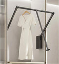 Pull Down Closet Rod for Hanging Clothes, Retractable Wardrobe Hanger for by PENGFEI
