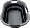 SAMMART 40L Collapsible Plastic Laundry Basket by SAMMART