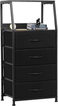 Dresser for Bedroom, Fabric Nightstand Tall Dresser & Chests of Drawers by Unknown