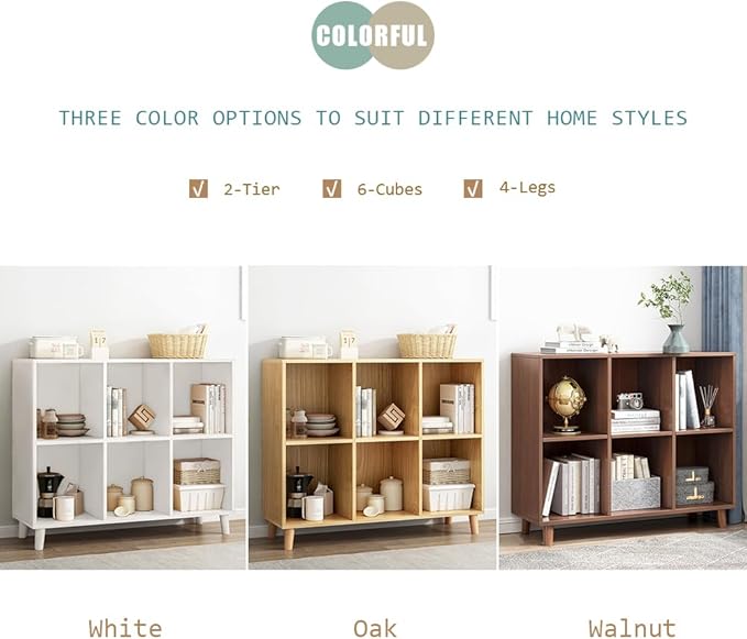 IOTXY Freestanding Open Cubes Bookcase - Image 5