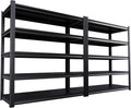 2 Pack Garage Shelving Heavy Duty Storage Shelves 3000LBS Adjustable Garage by AOJUFEO