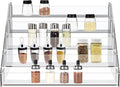 WUIVIUT Spice Rack Organizer For Cabinet, 1 4/5 in/Tier Acrylic Tiered Spice by WUIVIUT