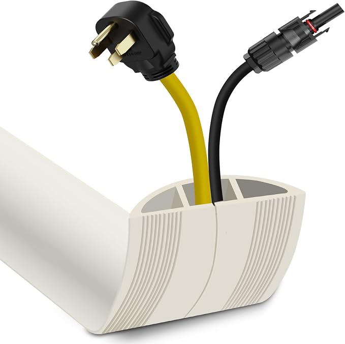 Floor Cord Cover 3.3FT Cord Covers by JAHOMFAI