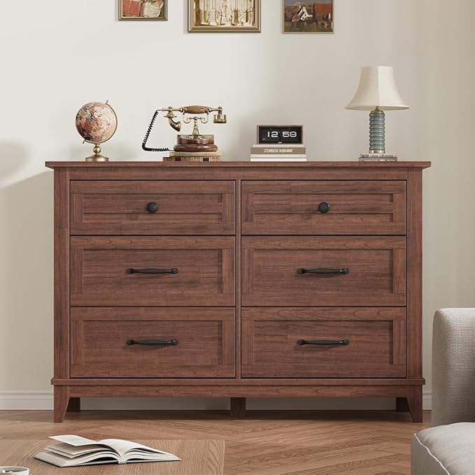 GarveeHome 6 Dresser for Bedroom, 47 in Wide Drawer Dresser - Image 2