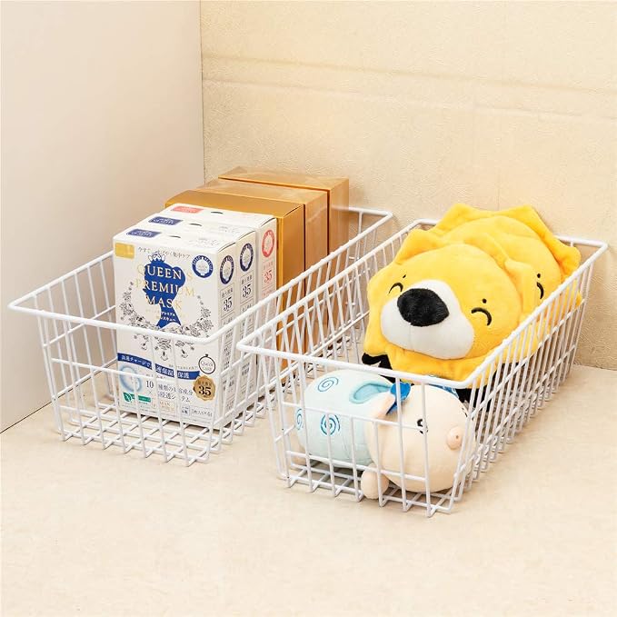 Wire Storage Basket Freezer Organizer Bins Food Storage Baskets - Image 8