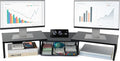 OPNICE Dual Monitor Stand Riser, Desk Organizer by OPNICE